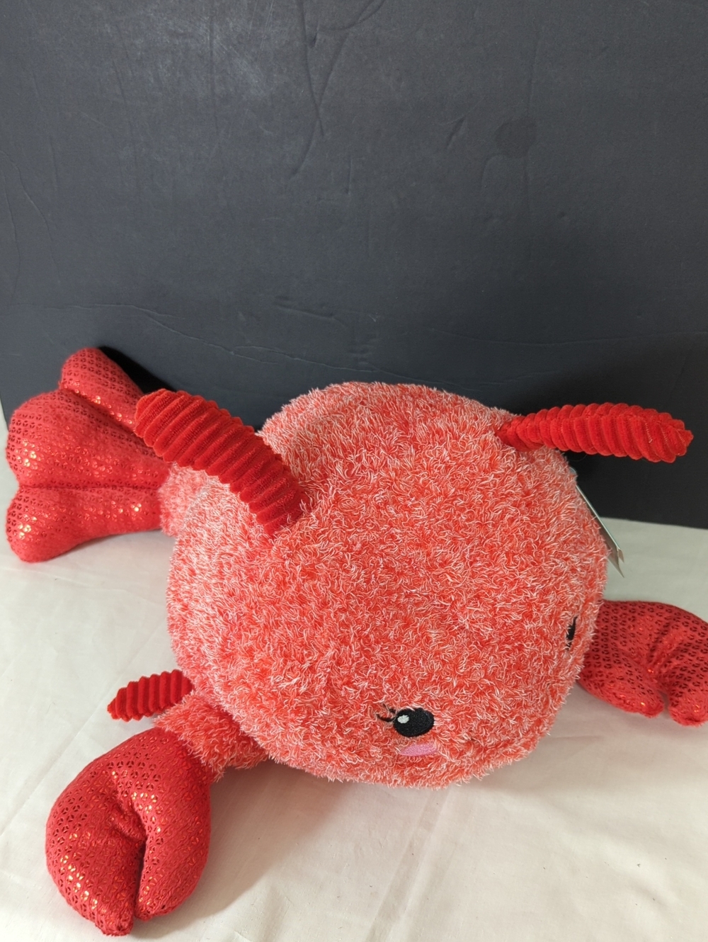 Hug Me Large Smiling Lobster Stuffed Plush Nautical Sea Life 18" NWT